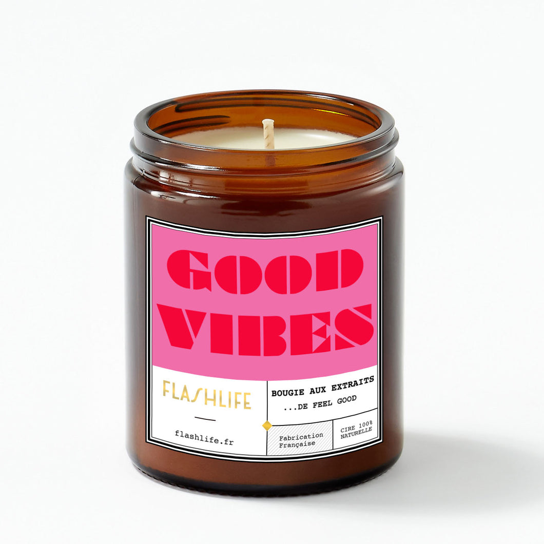 Good vibes candle